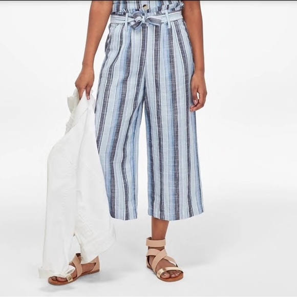 Girls Justice Striped Pants | Blue & White | Size 10 | NWT - Picture 8 of 9